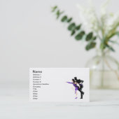 Tänzer Visitenkarte (Stehend Vorderseite)