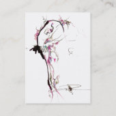 Tänzer Visitenkarte (Rückseite)