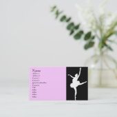 Tänzer Visitenkarte (Stehend Vorderseite)