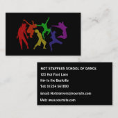 Tänzer-Visitenkarte Visitenkarte (Vorne/Hinten)