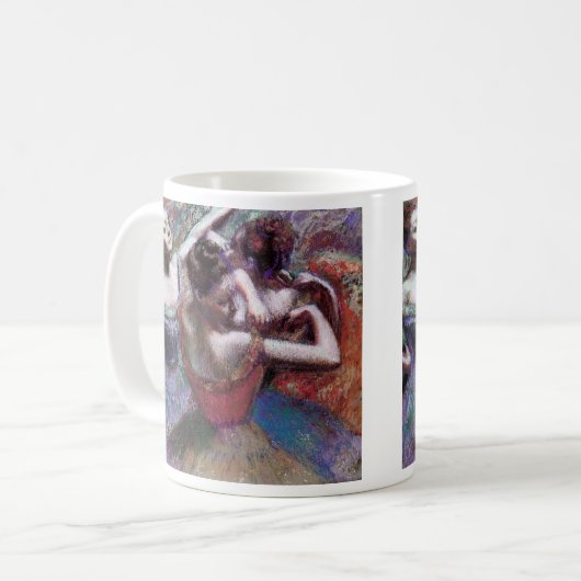 Tänzer von Degas Kaffeetasse (Vorderseite Links)