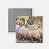 Tänzer von Degas Magnet (Vorderseite/Rückseite)