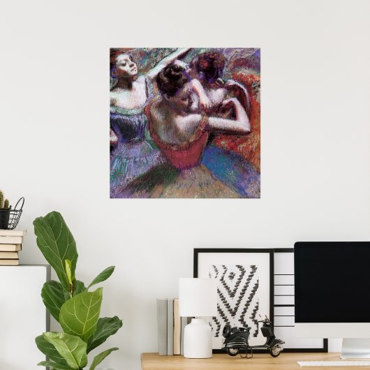 Tänzer von Degas Poster (Heimbüro)