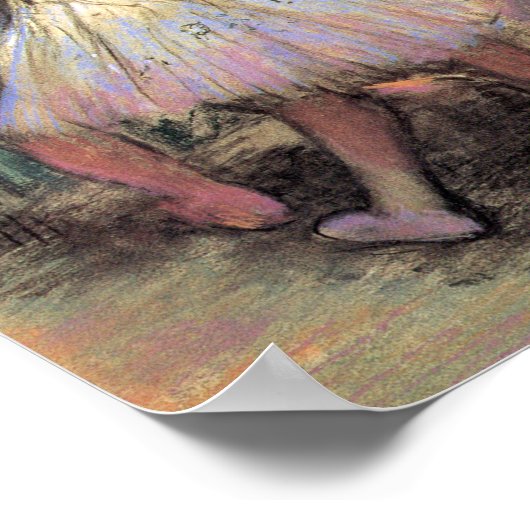 Tänzer von Degas Poster (Ecke)