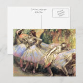 Tänzer von Degas Postkarte (Vorne/Hinten)