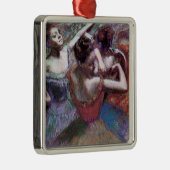 Tänzer von Degas Silbernes Ornament (Rechts)