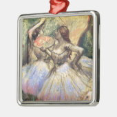 Tänzer von Degas Silbernes Ornament (Links)