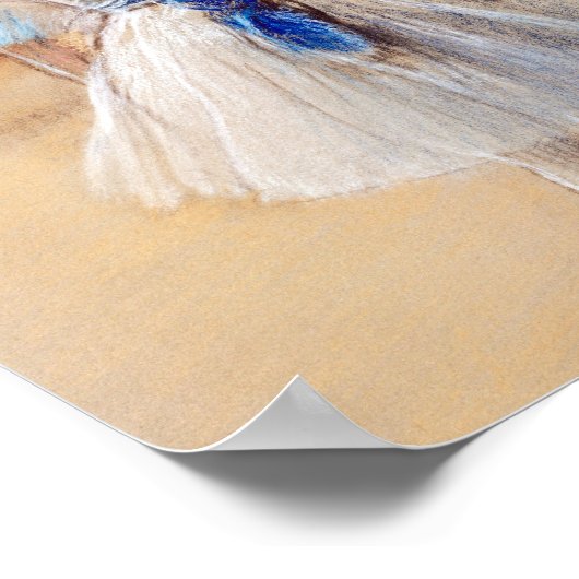 Tänzer von Edgar Degas Poster (Ecke)