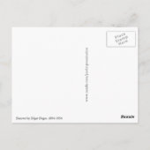 Tänzer von Edgar Degas Postkarte (Rückseite)