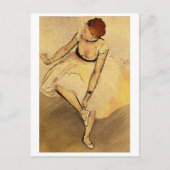 Tänzer von Edgar Degas Postkarte (Vorderseite)