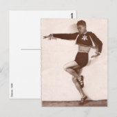 Tänzerin, 1936 postkarte (Vorne/Hinten)