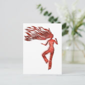 Tänzerin 2 postkarte (Stehend Vorderseite)