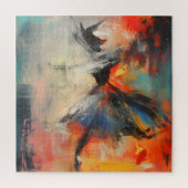 Tänzerin Abstrakte Kunst Puzzle (Vertikal)