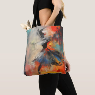 Tänzerin Abstrakte Kunst Tasche