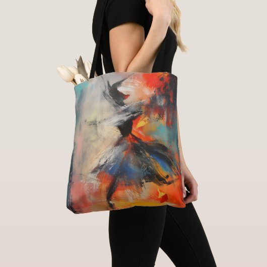 Tänzerin Abstrakte Kunst Tasche (Von Nahem)
