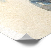 Tänzerin, Aquarellbild Poster (Ecke)