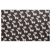 Tänzerin aus rosa Ballettschuhen Stoff (Fat Quarter (45,7 x 55,9 cm))