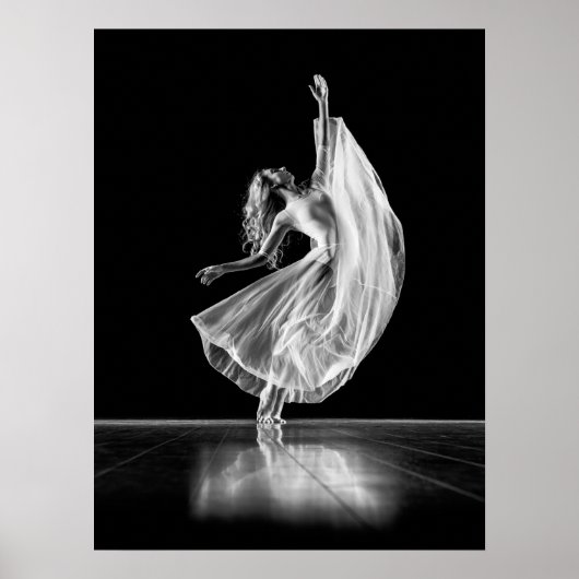 Tänzerin Ballett Tanz Art Poster (Vorne)
