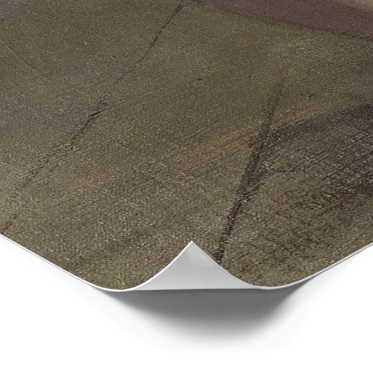 Tänzerin / Ballettschule - Degas-Malerei Poster (Ecke)