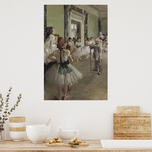 Tänzerin / Ballettschule - Degas-Malerei Poster (Küche)