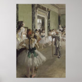 Tänzerin / Ballettschule - Degas-Malerei Poster (Vorne)