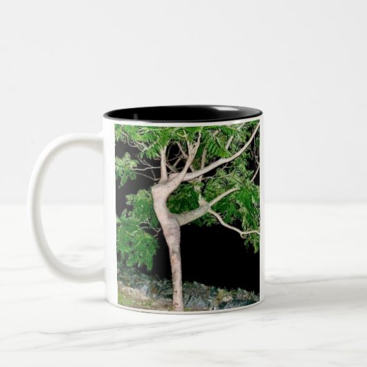 Tänzerin-Baum Zweifarbige Tasse (Links)