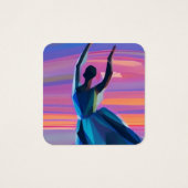 Tänzerin bei Sonnenuntergang (Rückseite)