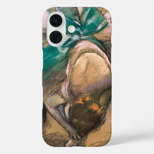 Tänzerin beim Binden ihrer Bänder von Edgar Degas iPhone 16 Hülle