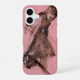 Tänzerin beim Schuhe Anziehen von Edgar Degas iPhone 16 Hülle