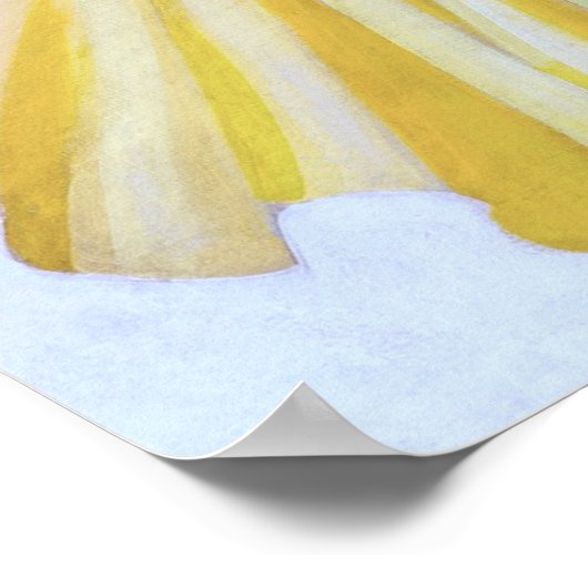 Tänzerin Button Up Poster (Ecke)