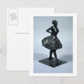 Tänzerin, c.1896-1911 (Bronze) Postkarte (Vorne/Hinten)