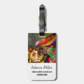Tänzerin des Aisan-Festivals Gepäckanhänger (Rückseite vertikal)