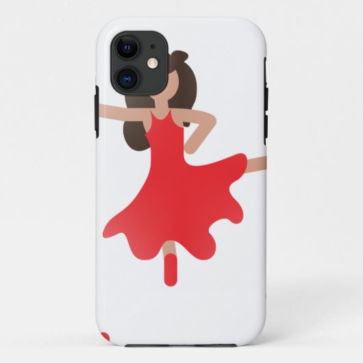 Tänzerin Emoji Case-Mate iPhone Hülle (Rückseite)
