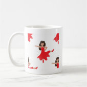 Tänzerin Emoji Kaffeetasse (Links)
