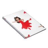 Tänzerin Emoji Notizblock (Rechte Seite)