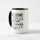 Tänzerin-Fitness Motivierend Quote Tasse (Vorderseite Links)
