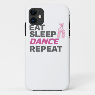Tänzerin für Tanzlehrer Eat Sleep Tance Wiederholu Case-Mate iPhone Hülle