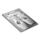Tänzerin Gift Ballet Slippers Notizblock (Rechte Seite)