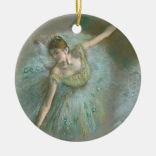 Tänzerin in Grün Edgar Degas Keramik Ornament