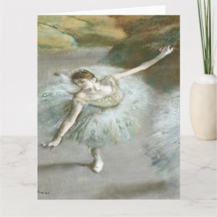 Tänzerin in Grün von Edgar Degas Karte
