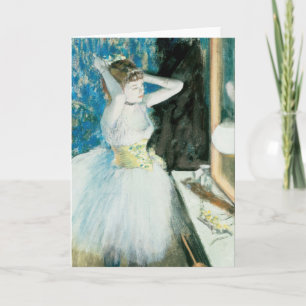 Tänzerin in ihrem Kleiderschrank   Edgar Degas Karte