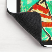 Tänzerin mit blauem Rock, Gemälde von Egon Schiele Mousepad (Ecke)