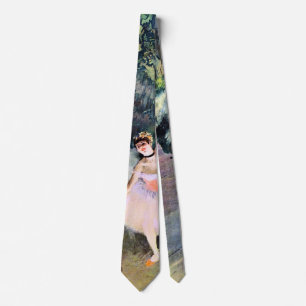 Tänzerin mit Blumenstrauß von Edgar Degas Krawatte