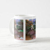 Tänzerin mit Bouquets von Degas Kaffeetasse (Vorderseite Links)