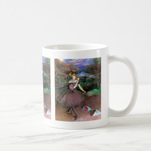 Tänzerin mit Bouquets von Degas Kaffeetasse (Rechts)