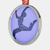 Tänzerin Ornament Aus Metall (Links)