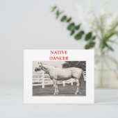 Tänzerin Postkarte (Stehend Vorderseite)