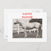 Tänzerin Postkarte (Vorne/Hinten)