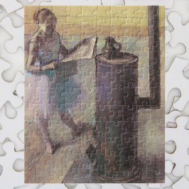 Tänzerin Ruhen von Edgar Degas, Vintage Ballet Art Puzzle