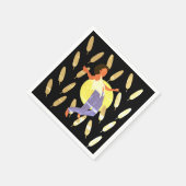 Tänzerin serviette (Ecke)